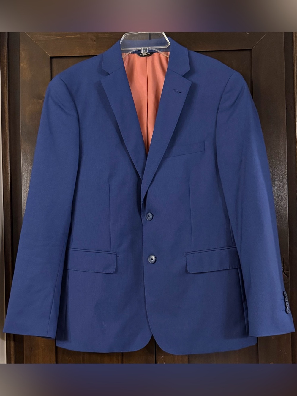 Neiman Marcus Slim Fit Navy Suit Jacket Sz 38 S